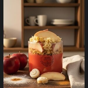 Apple Dessert Candle Handmade Gifts